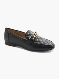 Dames Graceland Zwarte Loafer Ketting
