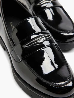 Dames Graceland Zwarte Loafer Lak