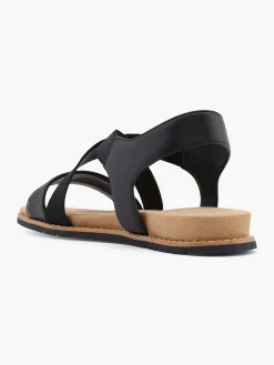 Dames Esprit Zwarte Sandaal