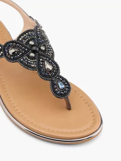 Dames Graceland Zwarte Sandaal