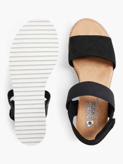 Dames Skechers Zwarte Sandaal Desert Kiss