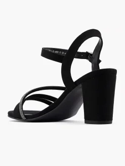Dames Graceland Zwarte Sandalette