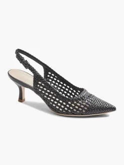 Dames Graceland Zwarte Slingback Pump