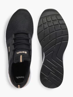 Dames Bench Zwarte Sneaker Memory Foam