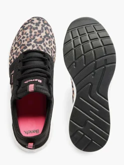 Dames Bench Zwarte Sneaker Panterprint
