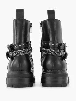 Dames Graceland Zwarte Veterboot