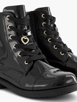 Kinderen Graceland Zwarte Veterboot Lak