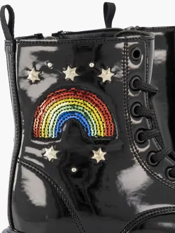 Kinderen Graceland Zwarte Veterboot Regenboog
